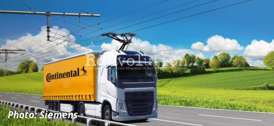 Siemens Mobility And Continental To Supply Trucks With Electricity From Overhead Line