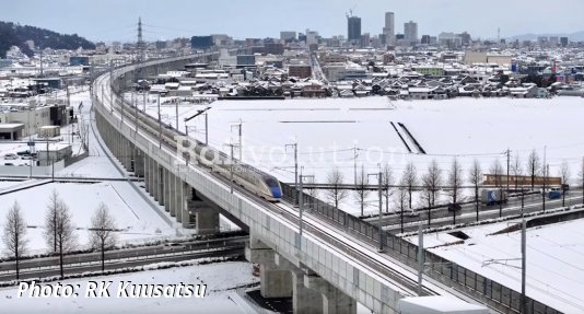Hokuriku Shinkansen extension to Tsuruga inaugurated