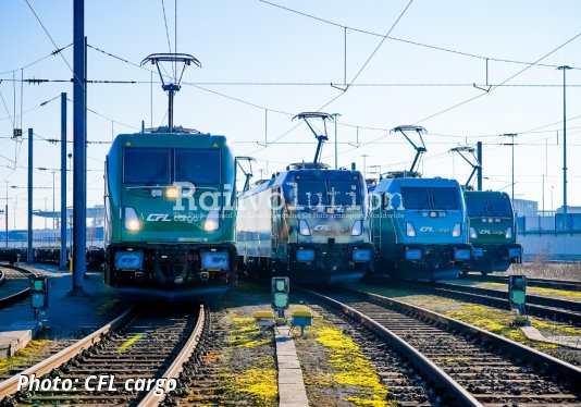 CFL cargo uses its new TRAXX3 MS locomotives