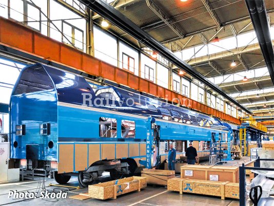 Assembly Of The New ČD Double Deck Push-Pull Trains