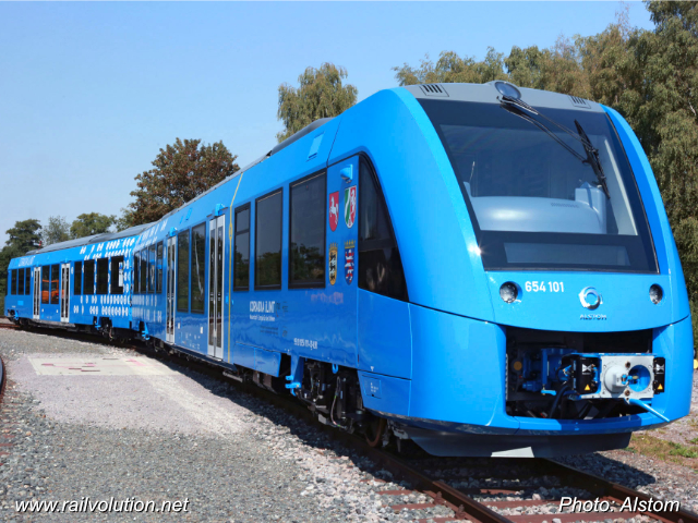 654 101 at Alstom’s Salzgitter works on 12 September 2016, shortly prior to being sent to InnoTrans