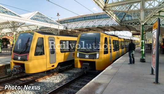 Nexus Colour Scheme For The New Tyne And Wear Metro Fleet