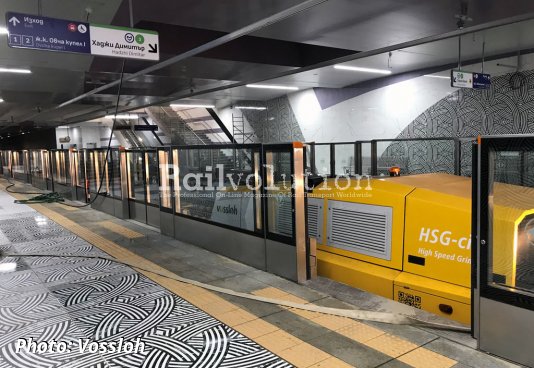Rail Grinding On Sofia's New Metro Line