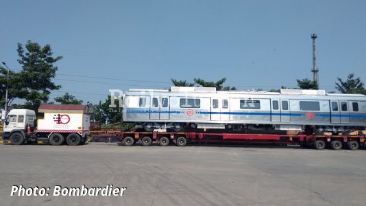 800th MOVIA Metro Car For Delhi Metro