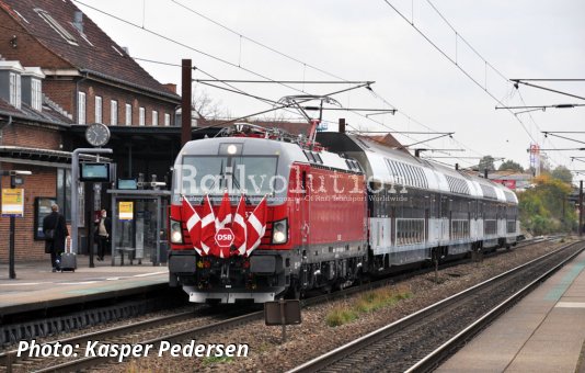First DSB Vectron Started Service