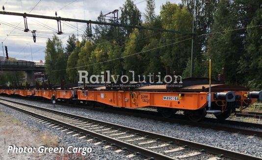 New Wagons At Green Cargo For SSAB’ Steel Transports