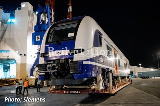 First Desiro HC EMUs In Israel