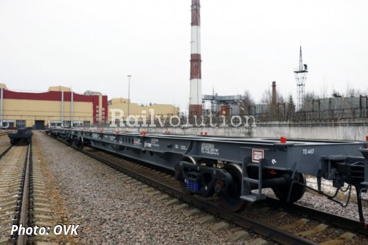 OVK-Built Flat Wagon For Trans Sinergia