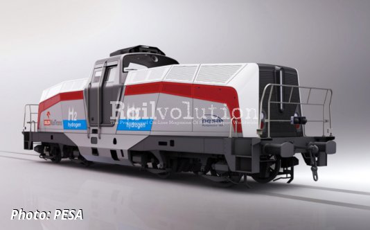 PESA Builds A Hydrogen-Powered Locomotive