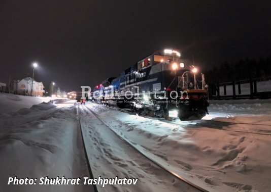 EMD Locomotive At Yakutian Railways