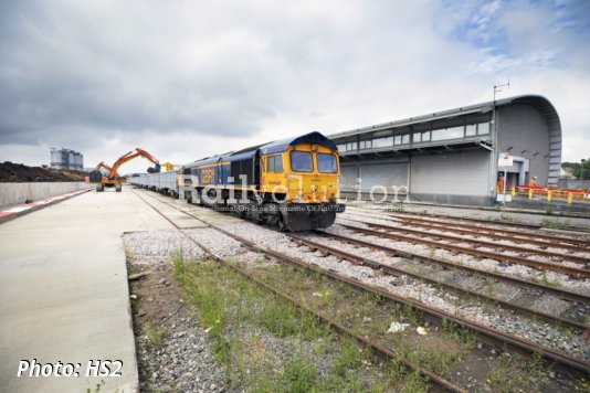 First Train Left The HS2's Willesden Hub