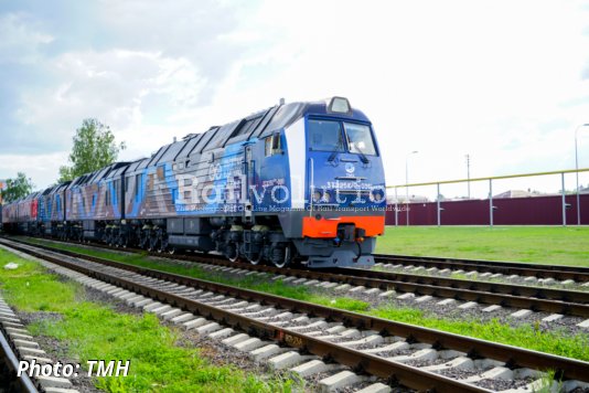 First Class 3TE25K2M Locomotives At Elga-Trans