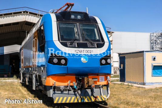 First Class KZ4AT Locomotive Built In Kazakhstan