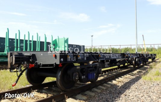 OVK Certifies Its New Flat Wagons