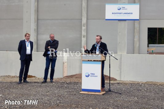 TMH Germany Celebrates Topping-Out Ceremony Of A New Depot In Bayern