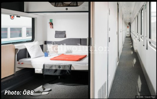 Refurbished Nightjet Coaches