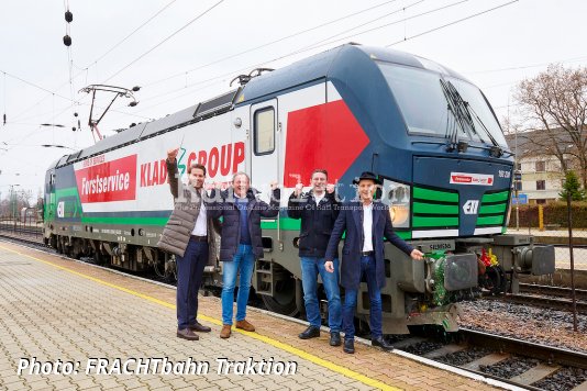 FRACHTbahn/ELL Vectron Branded For The Klade Group