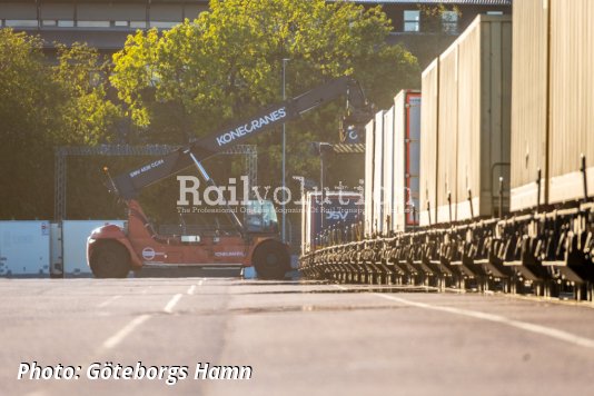 New Rail Shuttle Between The Göteborg Port And Rosersberg