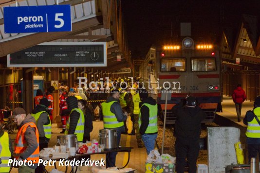 The First RegioJet Humanitarian Train From Lviv Arrived In Praha