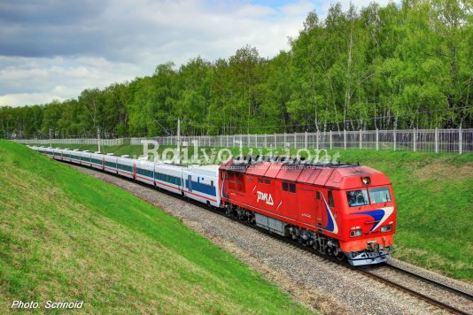 Russian Talgo At Shcherbinka