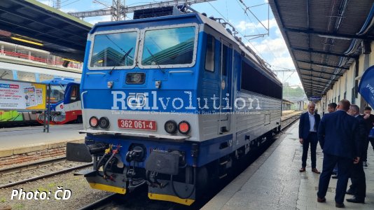 Handover Of A Class 362 Locomotive With ETCS To ČD