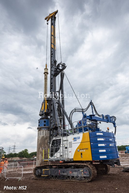 HS2 Trials Electric Drilling Rig