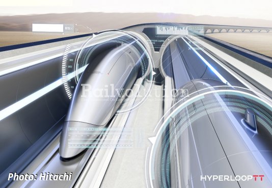 Hitachi: The Hyperloop Capsule To Be Tested Using Digital Signalling Software In The Cloud