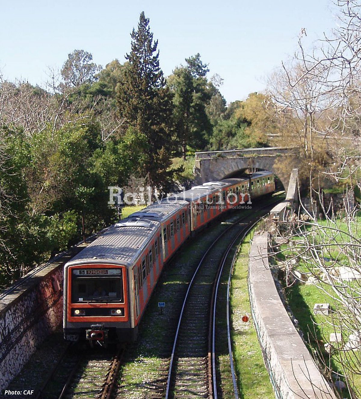 CAF Will Modernise 14 Units Of Athens Metro Line 1 Railvolution