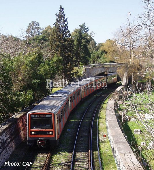 CAF Will Modernise 14 Units Of Athens Metro Line 1