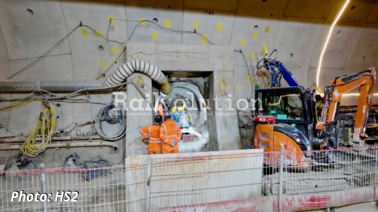 HS2 Completes First Tunnel Cross Passages