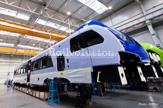 First PKP IC FLIRT EMU Bodyshells