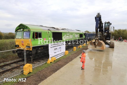 HS2 Uses Rail Freight To Take Extra 300,000 Truck Journeys Off Bucks Roads