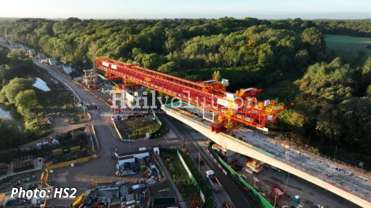 HS2 Completes Foundation Work For UK’s Longest Railway Bridge