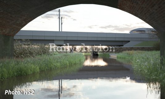 HS2 Revealed Warwickshire ‘Ironstone’ Finish For New Oxford Canal Viaduct