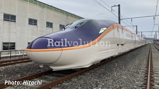 New Class E8 Shinkansen For Yamagata Line