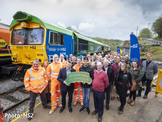 HS2: 10 Million Tonnes Of Material Moved By Rail