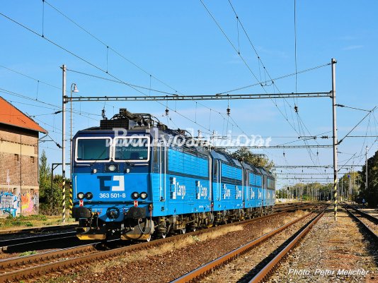 Class 363.5s Of ČD Cargo Head For Hungary