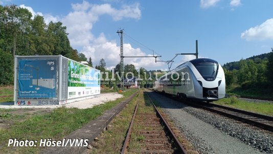 Testing of 50 Hz train charging in Saxony