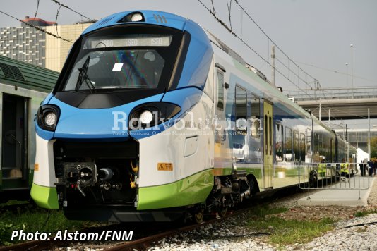 FNM and Alstom presented Italy's first HMU