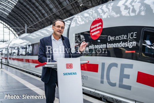 First ICE3 neo with new interior design inaugurated regular service