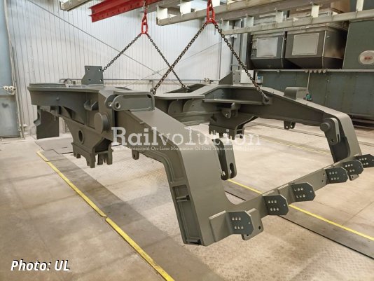 Bogie components for Class 2TE35A tested