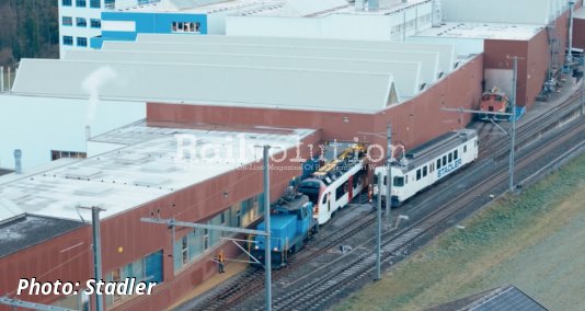 First new SBB FLIRT at Erlen