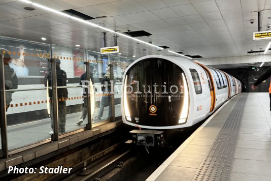 Glasgow new subway trains entered passenger service