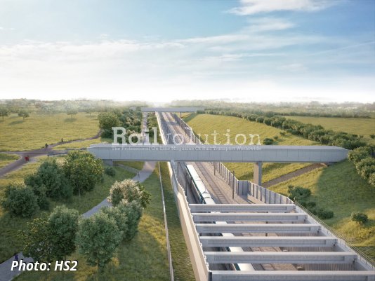 HS2 welcomes planning approval for green tunnel in Burton Green