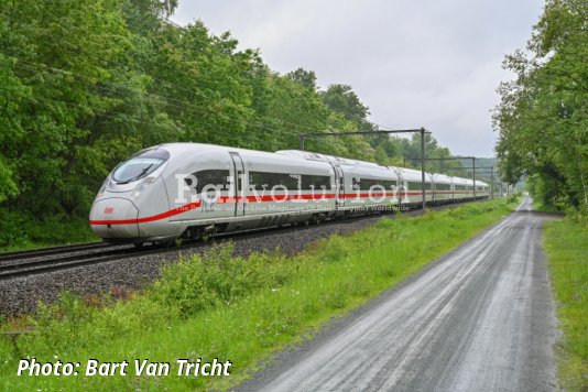 Acceptance runs with the ICE 3neo in Belgium