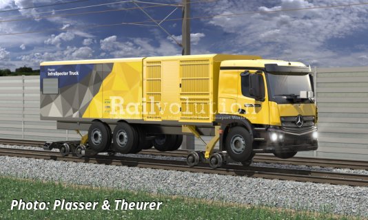 Plasser InfraSpector Truck  - a mobile testing lab for urban rails