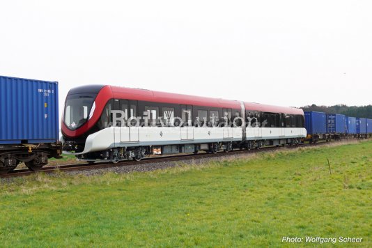 Riyadh Metro Train Visits Wegberg-Wildenrath