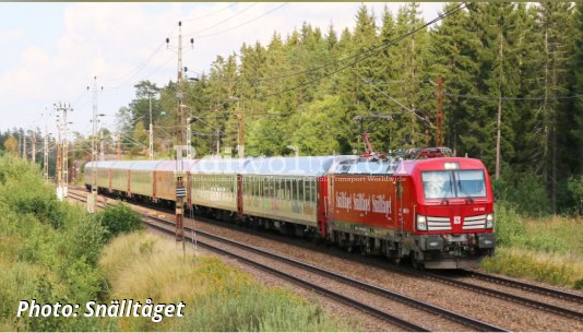 Night train from Stockholm to Chemnitz on some weekends