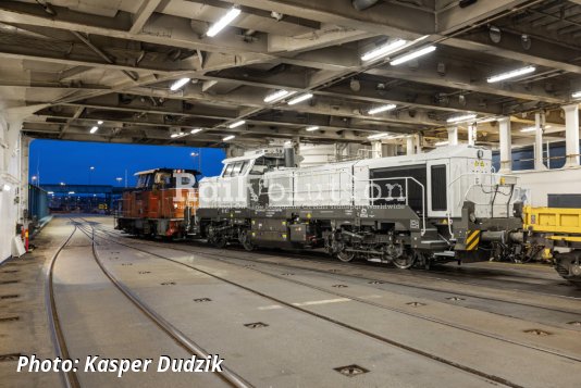 Northrail’s first new DE 18 arrived in Sweden for test runs