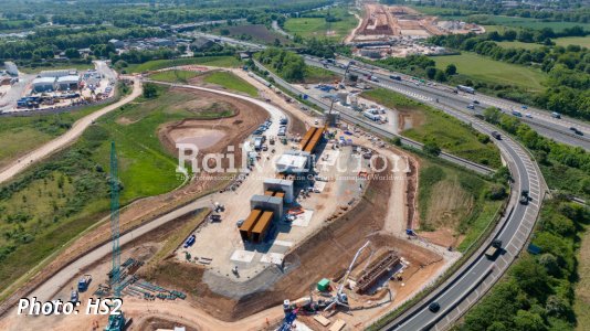 HS2 prepares for first M6 viaduct slide